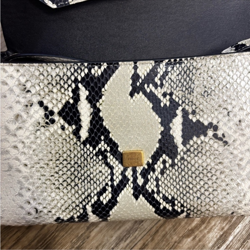 KHAITE Audrey Python Snake Crossbody Shoulder Clu… - image 9